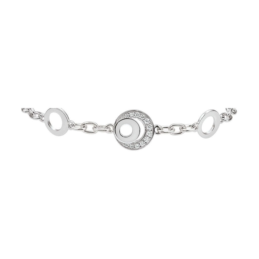 Damenarmband Silber 925 Zirkonia Kreis - Armbänder mit Anhänger Damen | OROVIVO