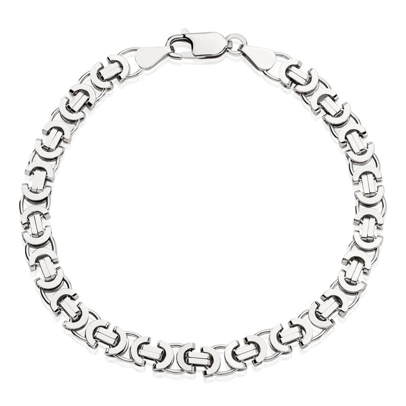 KINGSTON Herren Armband Silber 925 B 6 mm - Armb&auml;nder Herren | OROVIVO