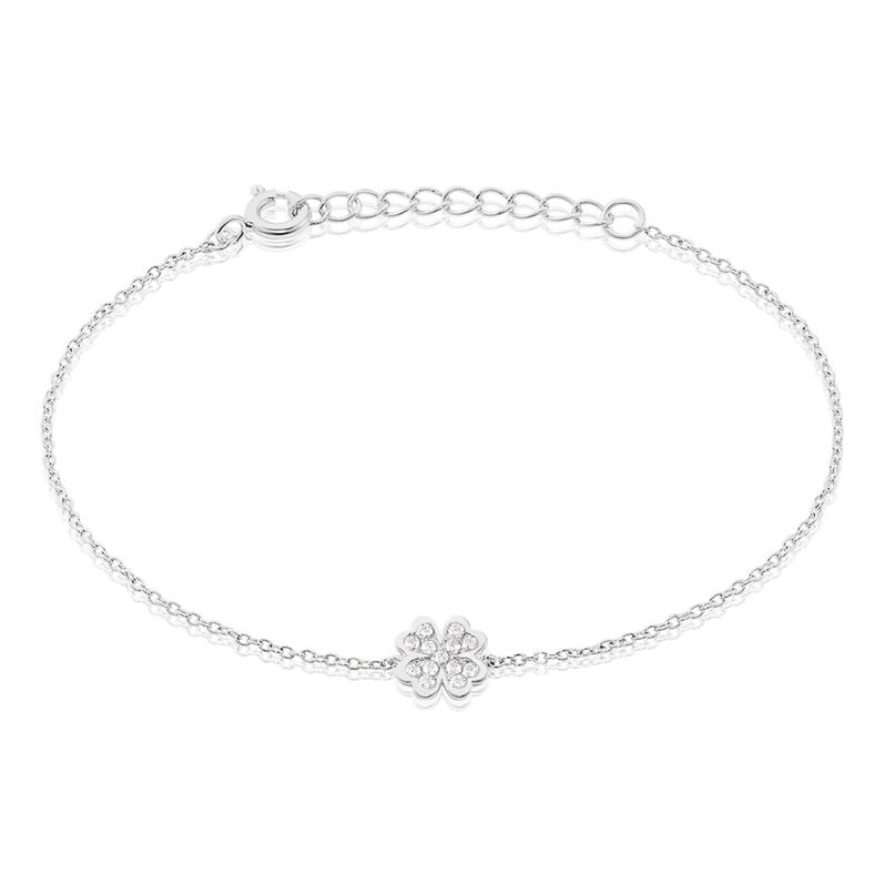 Bracelet Fortunata Argent Weiss Oxyde De Zirconium - Spannringe Damen | OROVIVO