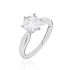Damen Ring Silber 925 Zirkonia Weiß 3,7 ct