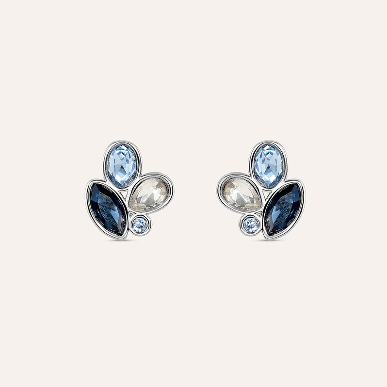 Orecchini Lobo Violet Ottone Cristallo - Spannringe Damen | OROVIVO