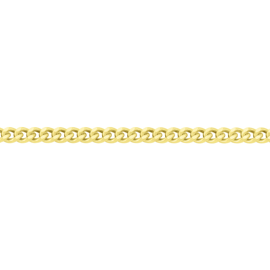 Unisex Panzerkette Gold 375  - Halsketten Unisex | OROVIVO