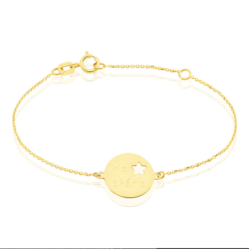 Bracelet Or Jaune Omelia Ma Cherie - Spannringe Kinder | OROVIVO