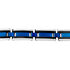 Herren Armband Edelstahl Tricolor