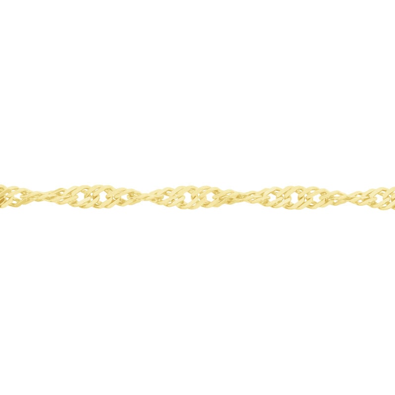 SINGAPUR S 3 Damen Kette Silber vergoldet 925 B 1,8 mm - Halsketten Damen | OROVIVO