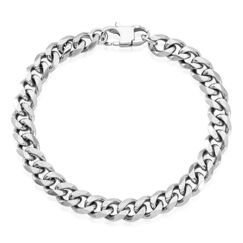 LEVI Herren Armkette Edelstahl B 8 mm - Armketten Herren | OROVIVO