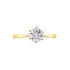 KRAPPE 6 Damen Ring Gold 375 (9 Karat) Zirkonia Weiß 1,480 ct