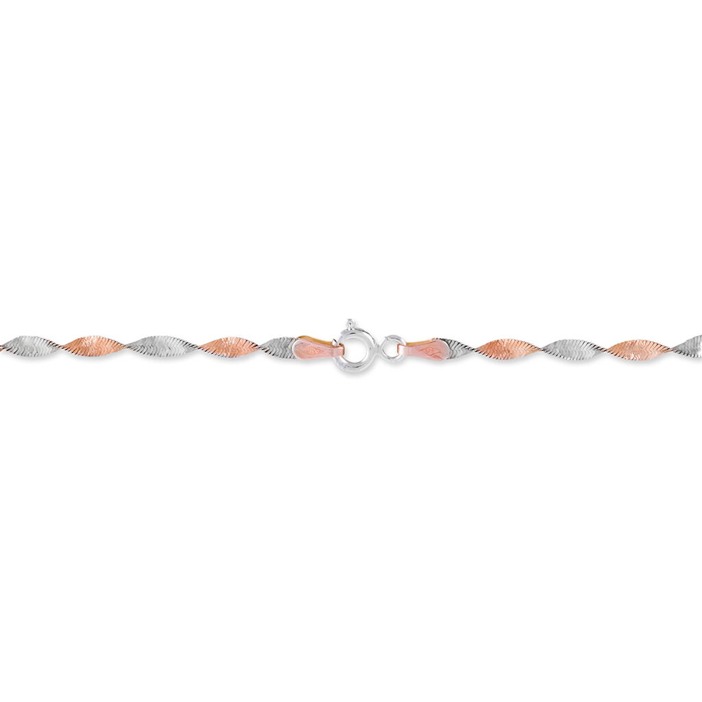 Bracelet Izar Torsadee Or Bicolore - Spannringe Damen | OROVIVO