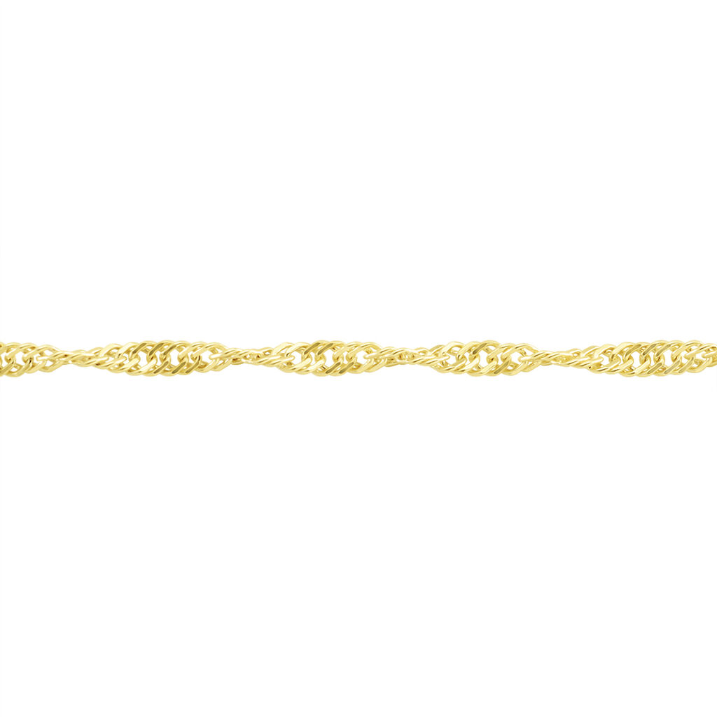 SINGAPUR 2 Damen Kette Gold 375 (9 Karat) B 1,4 mm