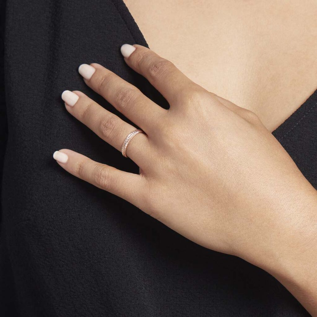 Bague Solitaire Livia Or Jaune Diamant - Spannringe Damen | OROVIVO