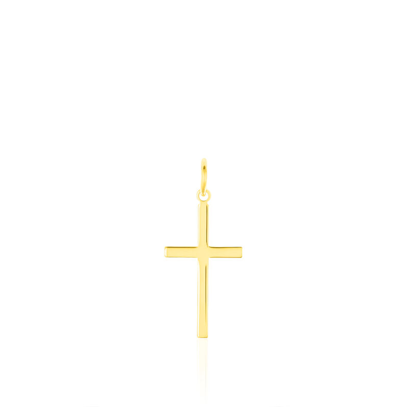 ALYSSA KREUZ 9 Unisex Anh&auml;nger Gold 333 (8 Karat) Religi&ouml;ses Kreuz - Schmuckanh&auml;nger Unisex | OROVIVO