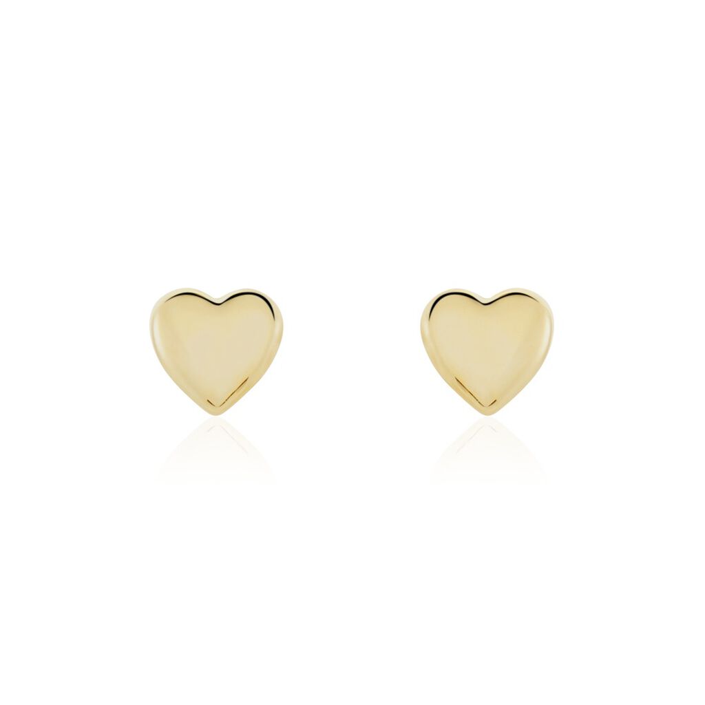 Damen Ohrstecker Gold 375 Herz - Ohrstecker Damen | OROVIVO
