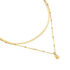 KARIMA Damen Collier Silber vergoldet 925 Ball B 2 mm