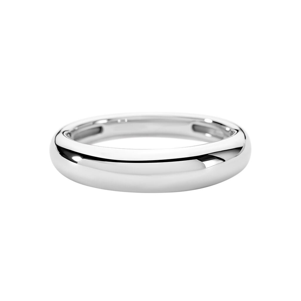 Unisex Ring Weißgold 585 Bana 1 - Ringe Unisex | OROVIVO