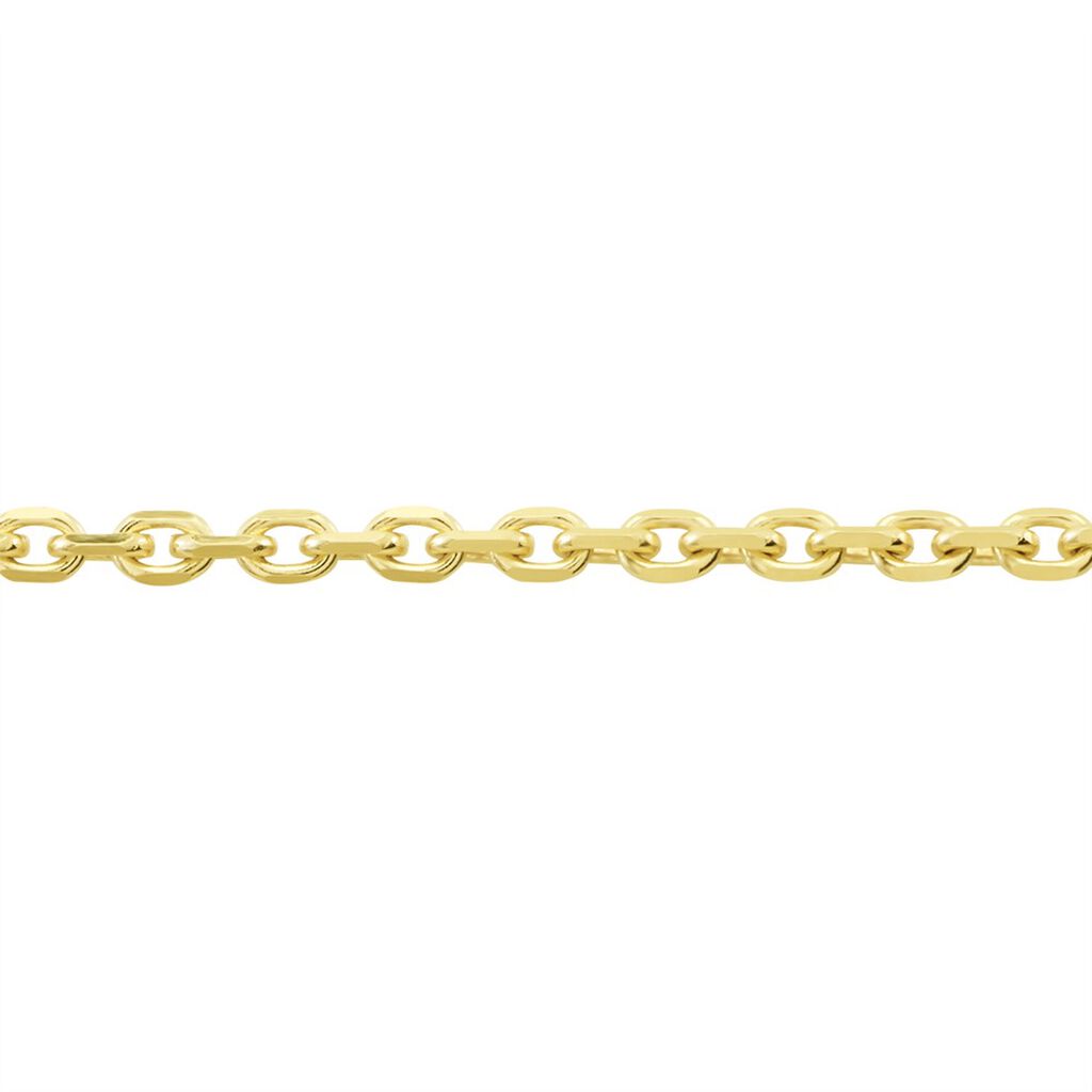 Damen Ankerkette Gold 375 Diamantiert  - Halsketten Damen | OROVIVO