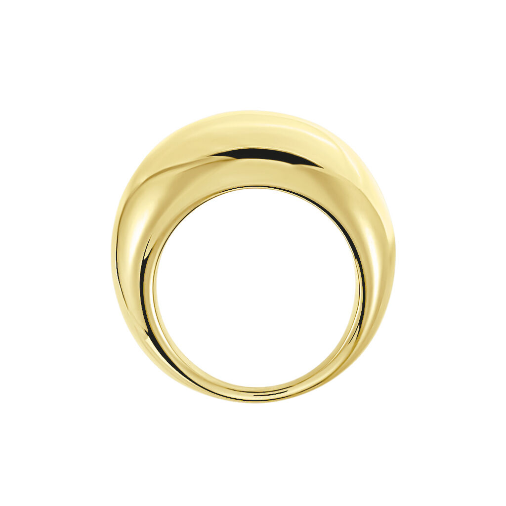 KIANA Damen Ring Edelstahl vergoldet