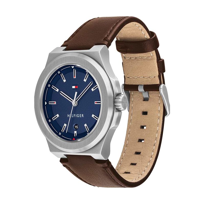 Orologio Uomo Tommy Hilfiger Princeton quadrante blu 1791645 - Spannringe Herren | OROVIVO