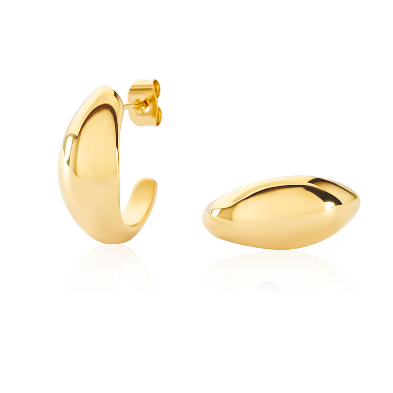 Damen Creolen Edelstahl vergoldet Ayla 26,00mm - Creolen Damen | OROVIVO