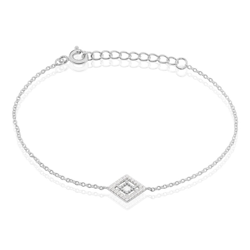 Bracelet Argent Danielle Losange Oxydes - Spannringe Damen | OROVIVO