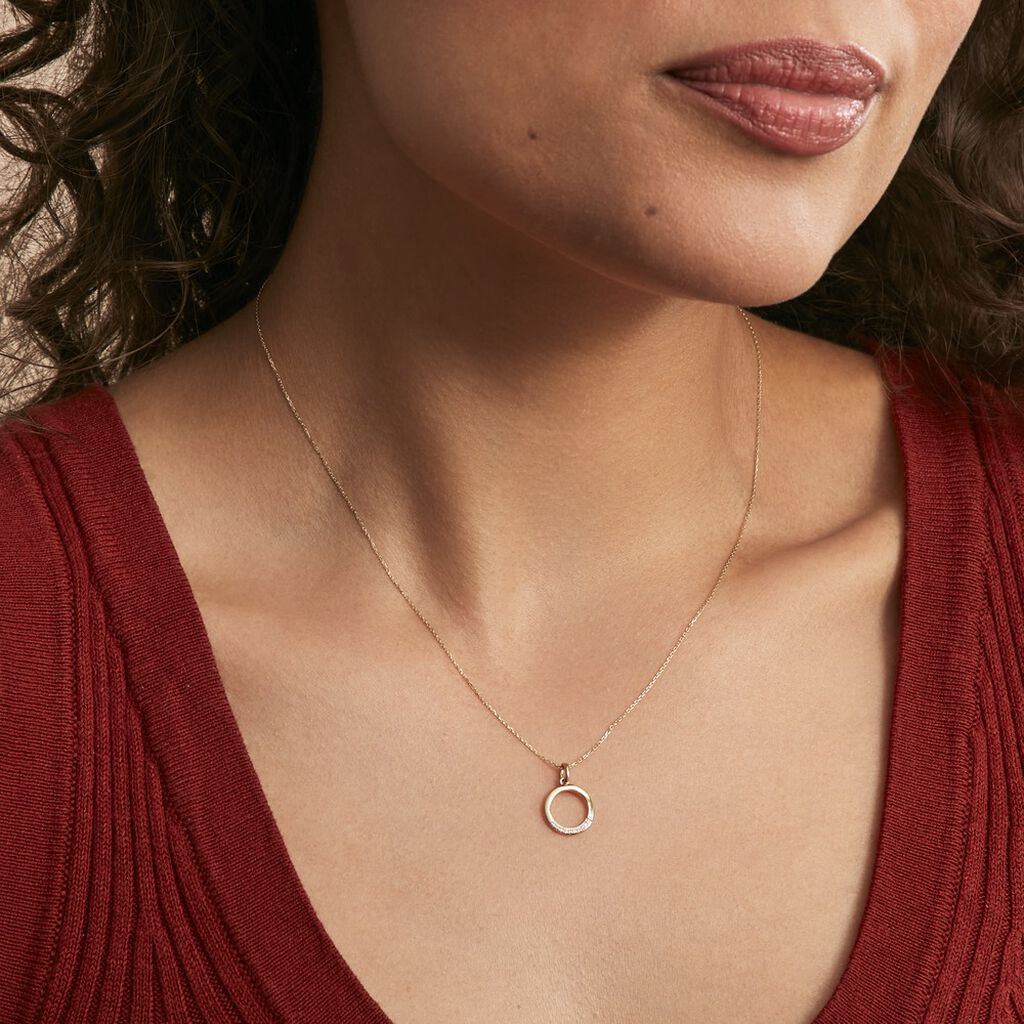 Collier Or Jaune Vahina Diamants - Spannringe Damen | OROVIVO