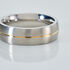 BOND Unisex Ring Edelstahl Bicolor Gold/Silber B 6 mm