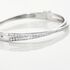 Damen Armreif / Armspange Silber 925 Zirkonia Wei&szlig;