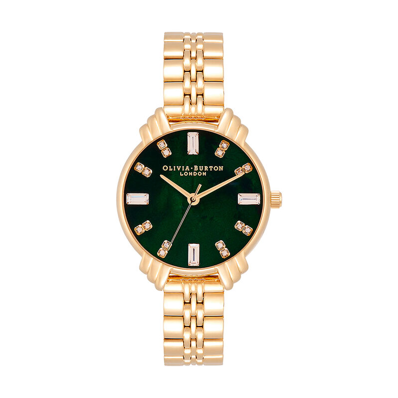 Montre Olivia Burton Art Deco Vert - Spannringe Damen | OROVIVO