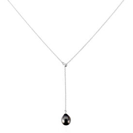 Damen Halskette Silber 925 Tahitiperle 9-10mm - Ketten mit Stein Damen | OROVIVO