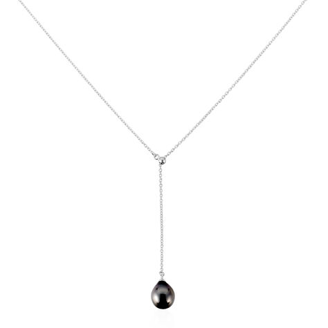 Damen Halskette Silber 925 Tahitiperle 9-10mm - Halsketten Damen | OROVIVO