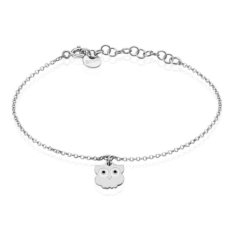 Bracciale Silver Baby Argento Bianco - Spannringe Kinder | OROVIVO