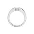 Orchestra Damen Ring Wei&szlig;gold 750 (18 Karat) Synthetischer Diamant Wei&szlig; 0,41 ct
