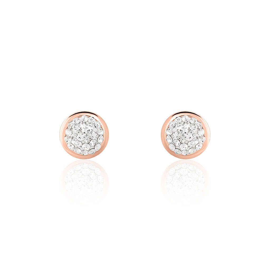 Damen Ohrstecker Roségold 375 Kristall Edmee - Ohrstecker Damen | OROVIVO