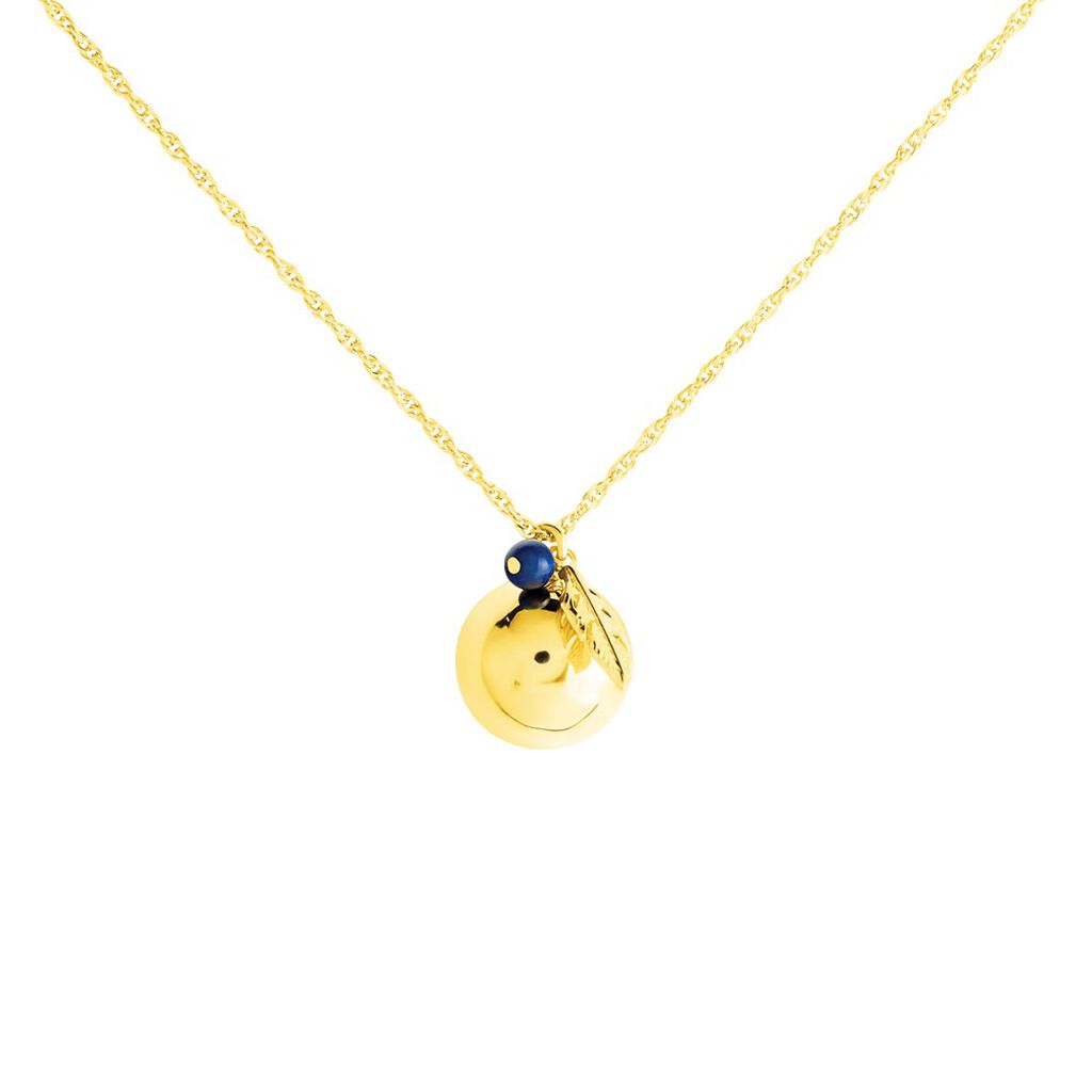 Bola De Grossesse Acier Dore My Bola Feuille Aventurine - Spannringe Damen | OROVIVO