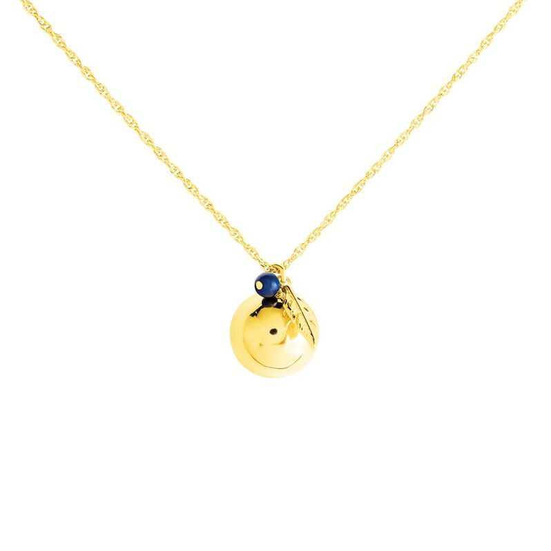 Bola De Grossesse Acier Dore My Bola Feuille Aventurine - Spannringe Damen | OROVIVO