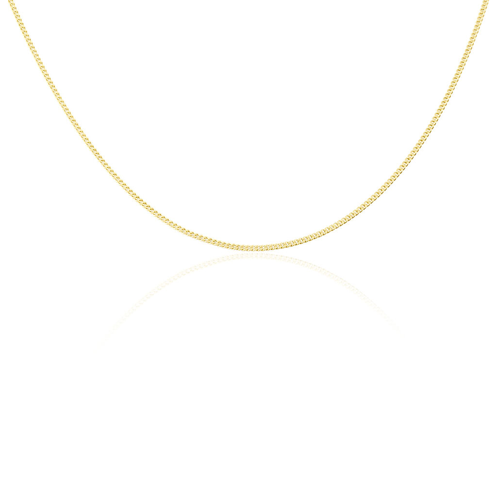 Unisex Panzerkette Gold 375  - Halsketten Unisex | OROVIVO