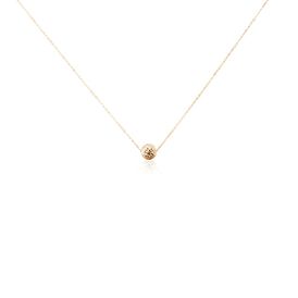 Damen Halskette Gold 375 Rosé Vergoldet Kugel - Ketten mit Anhänger Damen | OROVIVO
