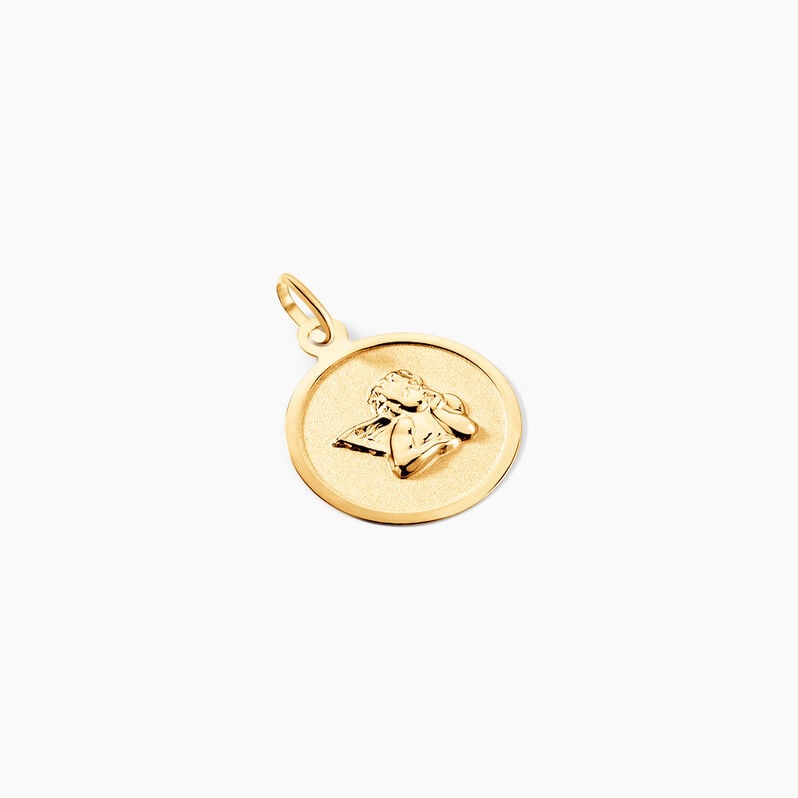 Pendentif Ange Rond Or Jaune - Spannringe Familie | OROVIVO