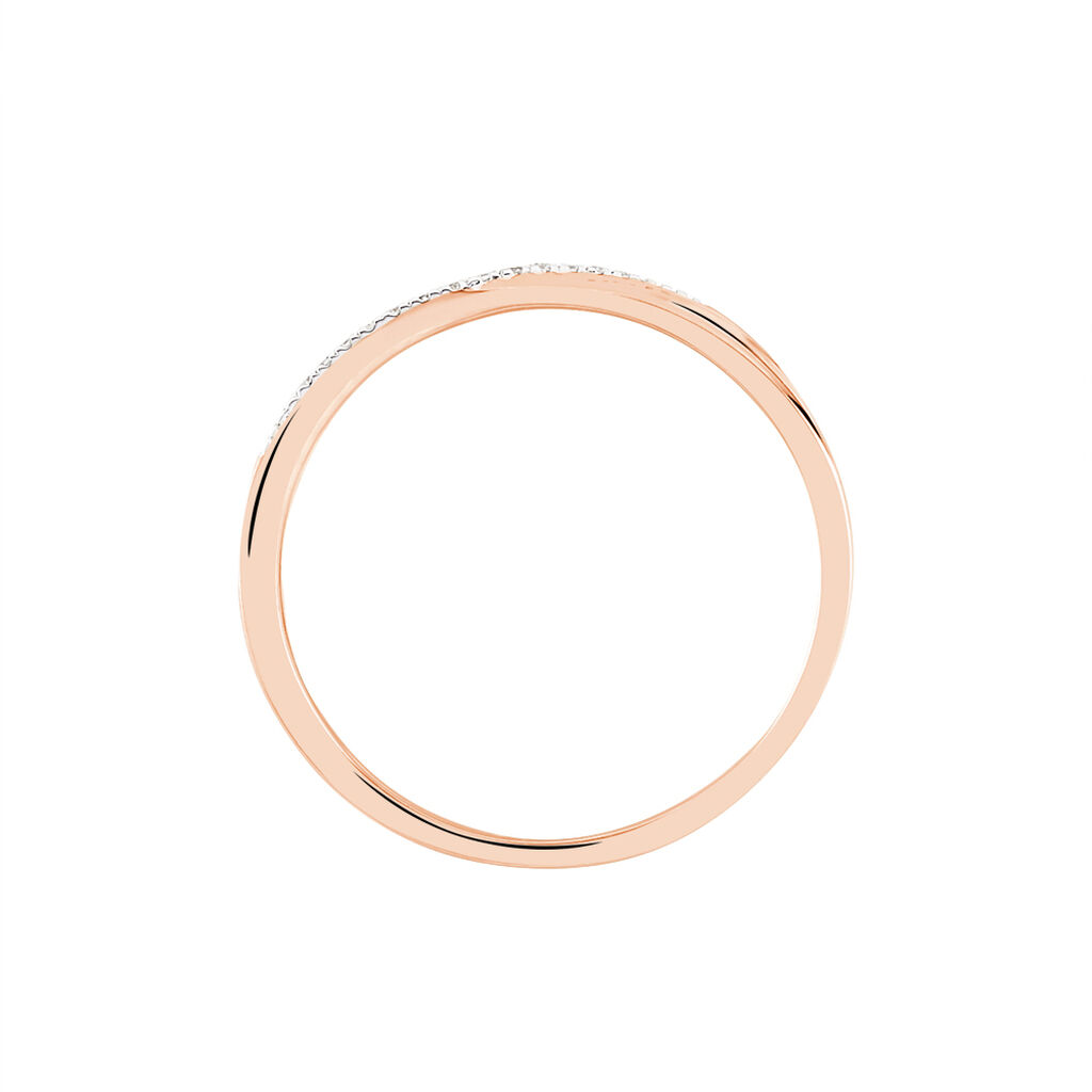 Bague Suzie Or Rose Diamant - Spannringe Damen | OROVIVO