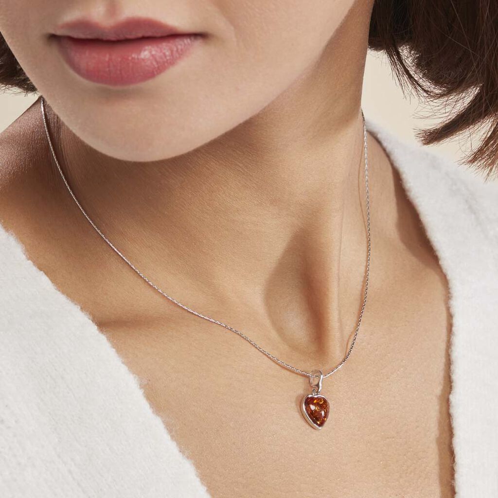 Collier Argent Leonore Ambre - Spannringe Damen | OROVIVO