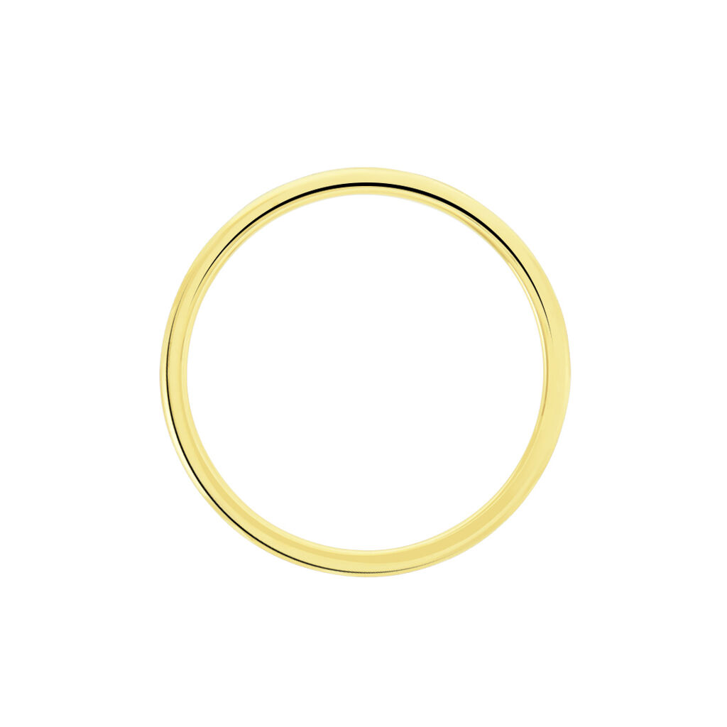 Alliance Eros Brossee Ruban Plat Or Jaune - Spannringe Familie | OROVIVO