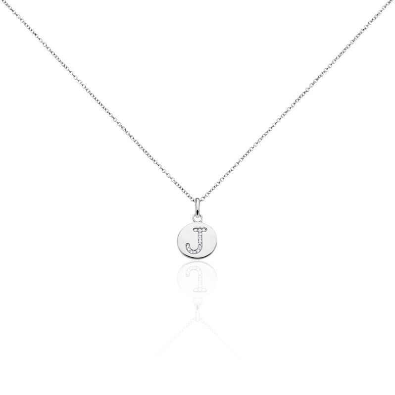Collier Argent Rhodié Eugenien Oxydes De Zirconium - Spannringe Damen | OROVIVO