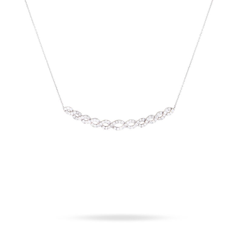 Collier Nassia Or Blanc Oxyde De Zirconium - Spannringe Damen | OROVIVO