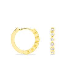 Damen Creolen Gold 333 Zirkonia - Creolen Damen | OROVIVO