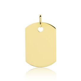 Kettenanhänger mit Gravur Gold 375 Bente - Personalisierte Geschenke Unisex | OROVIVO