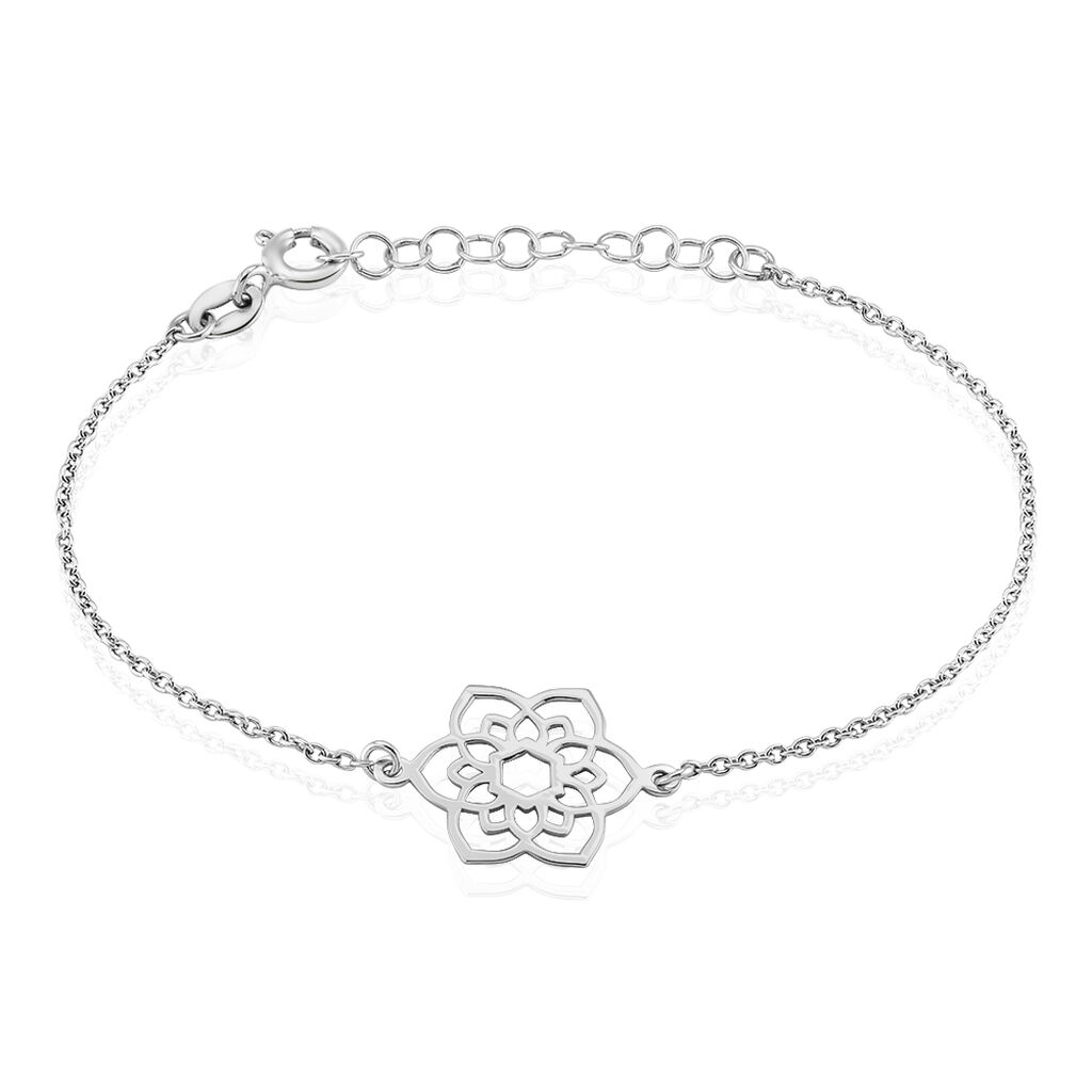 MIELINA Damen Armband Silber Silber 925 Blume