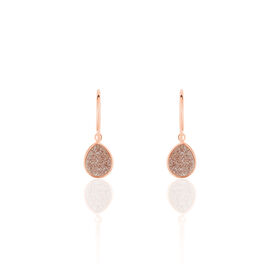 Damen Ohrhänger Silber 925 Rosé Vergoldet Achat - Ohrhänger Damen | OROVIVO