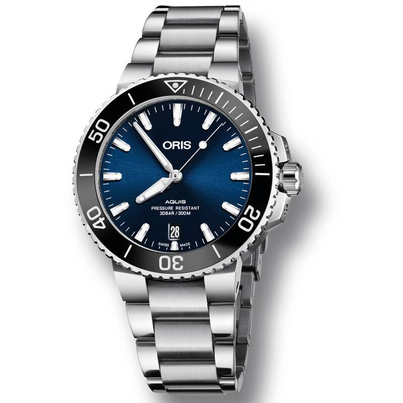 Oris Herrenuhr Aquis Date 01 733 7732 4135-07 8 - Armbanduhren Herren | OROVIVO