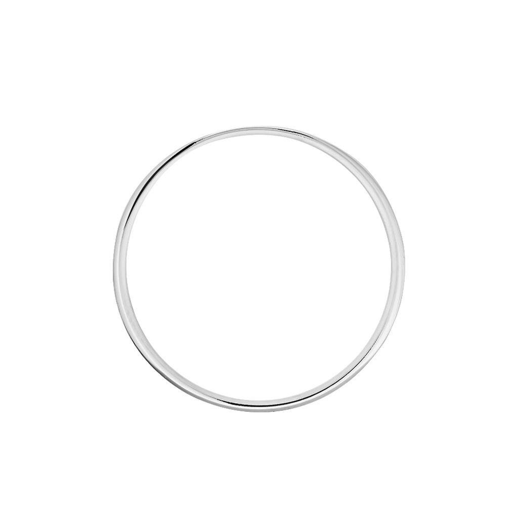 Alliance Irais Demi Jonc Classique Or Blanc - Spannringe Familie | OROVIVO