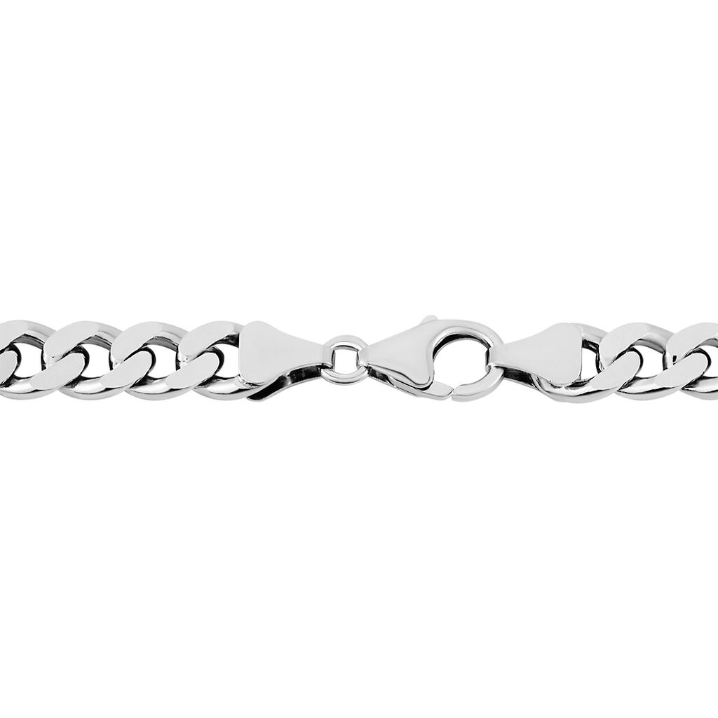 Unisex Armkette Silber Silber 925 Panzer S 8,20mm  - Armketten Herren | OROVIVO