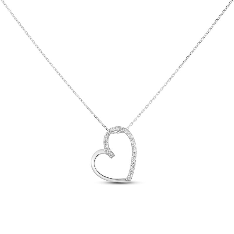 Collana Silver Shine Argento Bianco Cubic Zirconia - Spannringe Damen | OROVIVO